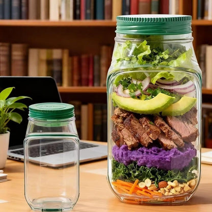 Leakproof Salad Jar with Style