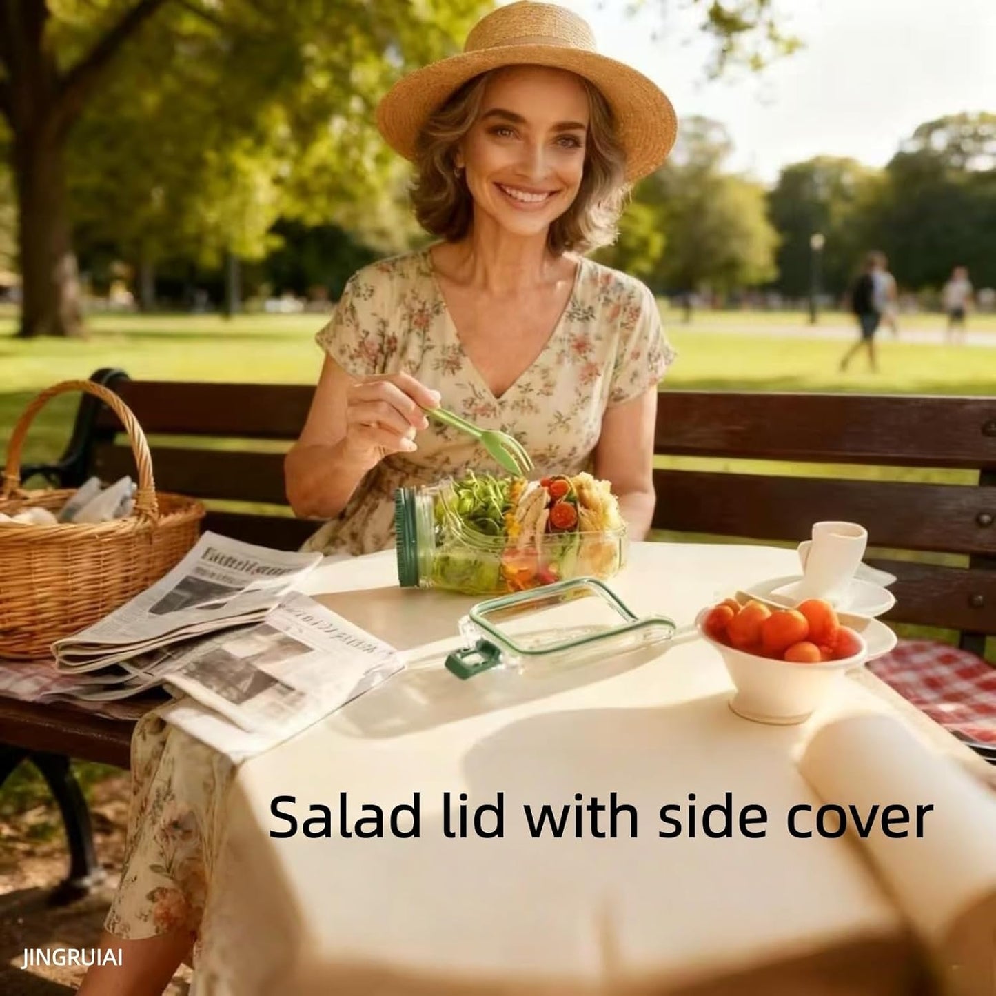 Leakproof Salad Jar with Style