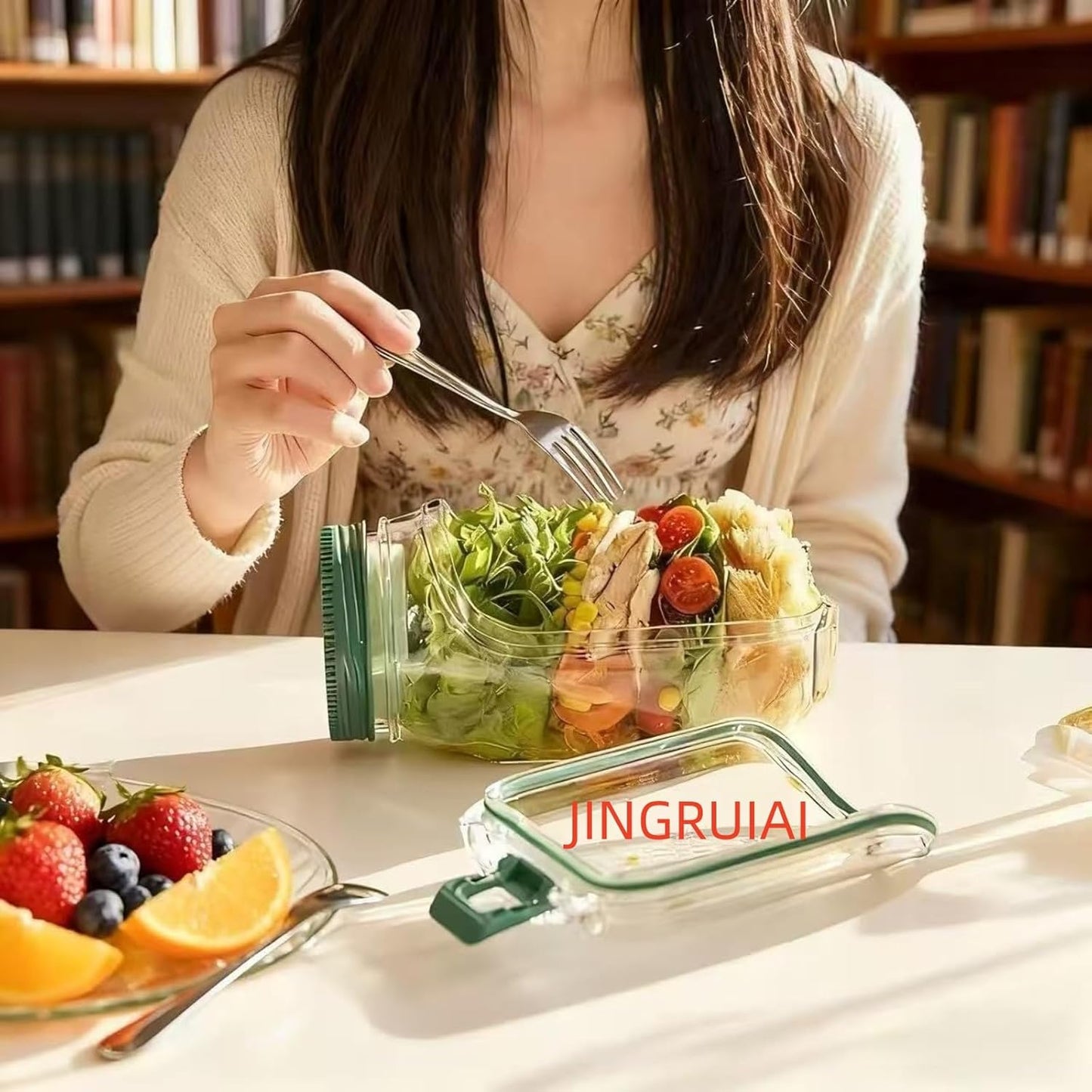 Leakproof Salad Jar with Style
